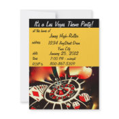 Las Vegas Party invitation