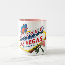 Las Vegas Pink Rose Mug
