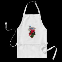 Las Vegas Poinsettia Apron aprons