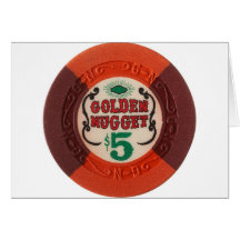 Las Vegas Poker Chip Casino Gambling Obsolete Card