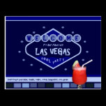 Las Vegas POOL PARTY Postcard postcards