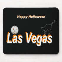 Las Vegas Pumpkin Silhouette Cat Mousepad by vegasdusoleil Las Vegas Pumpkin Silhouette Cat Mousepad