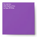 Las Vegas Purple Passion Shower envelope
