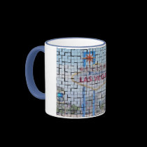 Las Vegas Puzzle Look Ringer T Mug