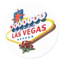 Las Vegas Red Roses Wedding Sticker by vegasdusoleil Las Vegas Red Roses Wedding Sticker