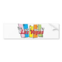 Las-Vegas-Retro bumper stickers