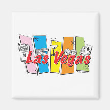 Las-Vegas-Retro Magnet
