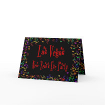 Las Vegas Retro New Year's Eve Invitations cards by vegasdusoleil Las Vegas Retro New Year's Eve Invitations cards