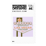 Las Vegas Retro Postage Stamps