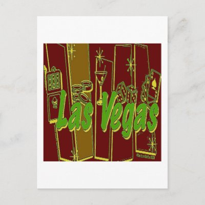 Las Vegas Retro Post Cards