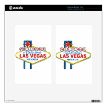 Las Vegas Retro Sign Kindle Fire Decal