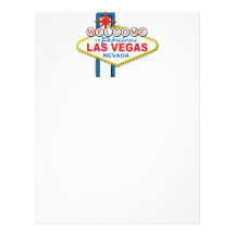 Las Vegas Retro Sign Letterhead Template