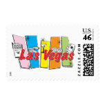 Las Vegas Retro Stamp