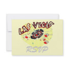 Las Vegas RSVP Guest Reply Enclosure invitation