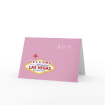 Las Vegas RSVP Wedding Card by vegasdusoleil Las Vegas RSVP Wedding Card