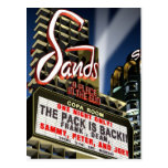 Las Vegas Sands Hotel Retro Neon Postcard