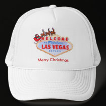 Las Vegas Santa & Reindeers Merry Christmas Hat