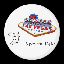 Las Vegas Save the Date B&G Magnet