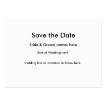 Las Vegas Save the Date Chubby Cards business cards