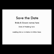 Las Vegas Save the Date Chubby Cards profile cards