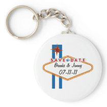 Las Vegas Save the Date Key Chains