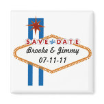 Las Vegas Save the Date magnets