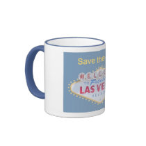 Las Vegas Save the Date Mug