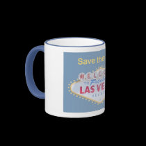 Las Vegas Save the Date Mug by vegasdusoleil Las Vegas Save the Date Mug