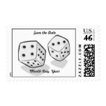 Las Vegas Save The Date Postage Stamp