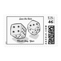Las Vegas Save The Date Postage Stamp
