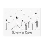 Las Vegas Save the Date Postcards