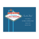 save the date, las vegas, blue, wedding,