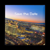 Las Vegas Save the Date Wedding Magnet magnets