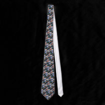 Las Vegas Sign & Chips Logo Tie