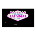 Las Vegas sign destination wedding place card Business Cards