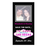 Las Vegas sign destination wedding Save the Date Picture Card