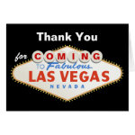 Las Vegas sign destination wedding Thank You Cards Las Vegas sign destination wedding Thank You Cards