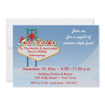 Las Vegas Sign Holiday Invitation