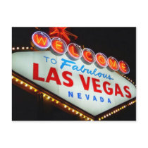 Las Vegas Sign Night time Postcard by vegasdusoleil Las Vegas Sign Night time Postcard