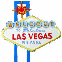 Las Vegas Sign Photo Cutout