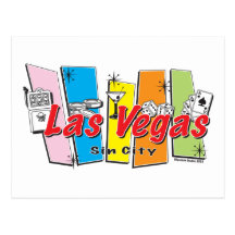Las Vegas Sin City Postcards