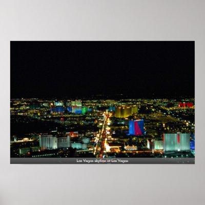 vegas skyline pictures. Las Vegas skyline at Las Vegas