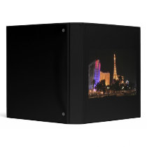 Las Vegas Skyline Vinyl Binder