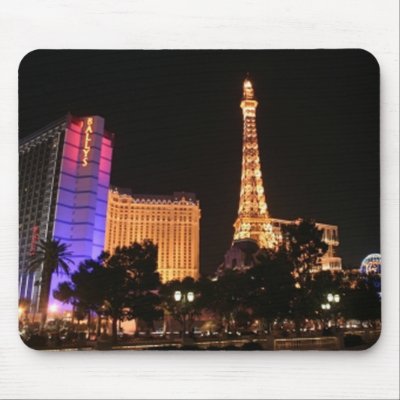 Las Vegas Skyline Mouse Pads
