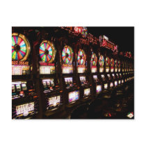 Las Vegas Slot Machines Postcards