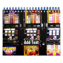 Las Vegas Slots Dream Machines Wall Calendar