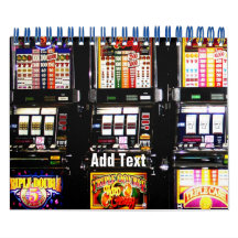 Las Vegas Slots Dream Machines Wall Calendar