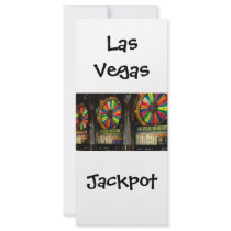 Las Vegas Slots Jackpot Customized Rack Card