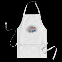 Las Vegas Snowmen Apron aprons