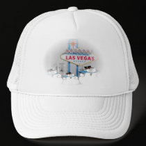 Las Vegas Snowmen Christmas Hat! Add your own text